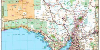 Carte de l'Australie du sud