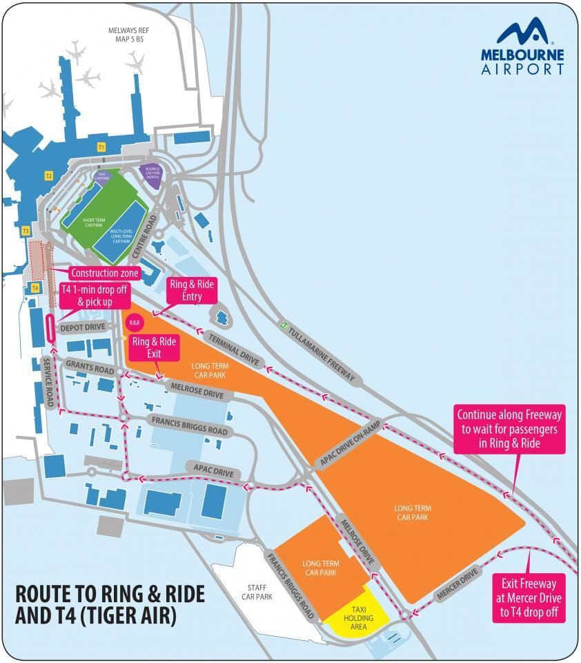 Tullamarine carte