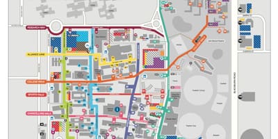 De l'université de Monash Clayton carte